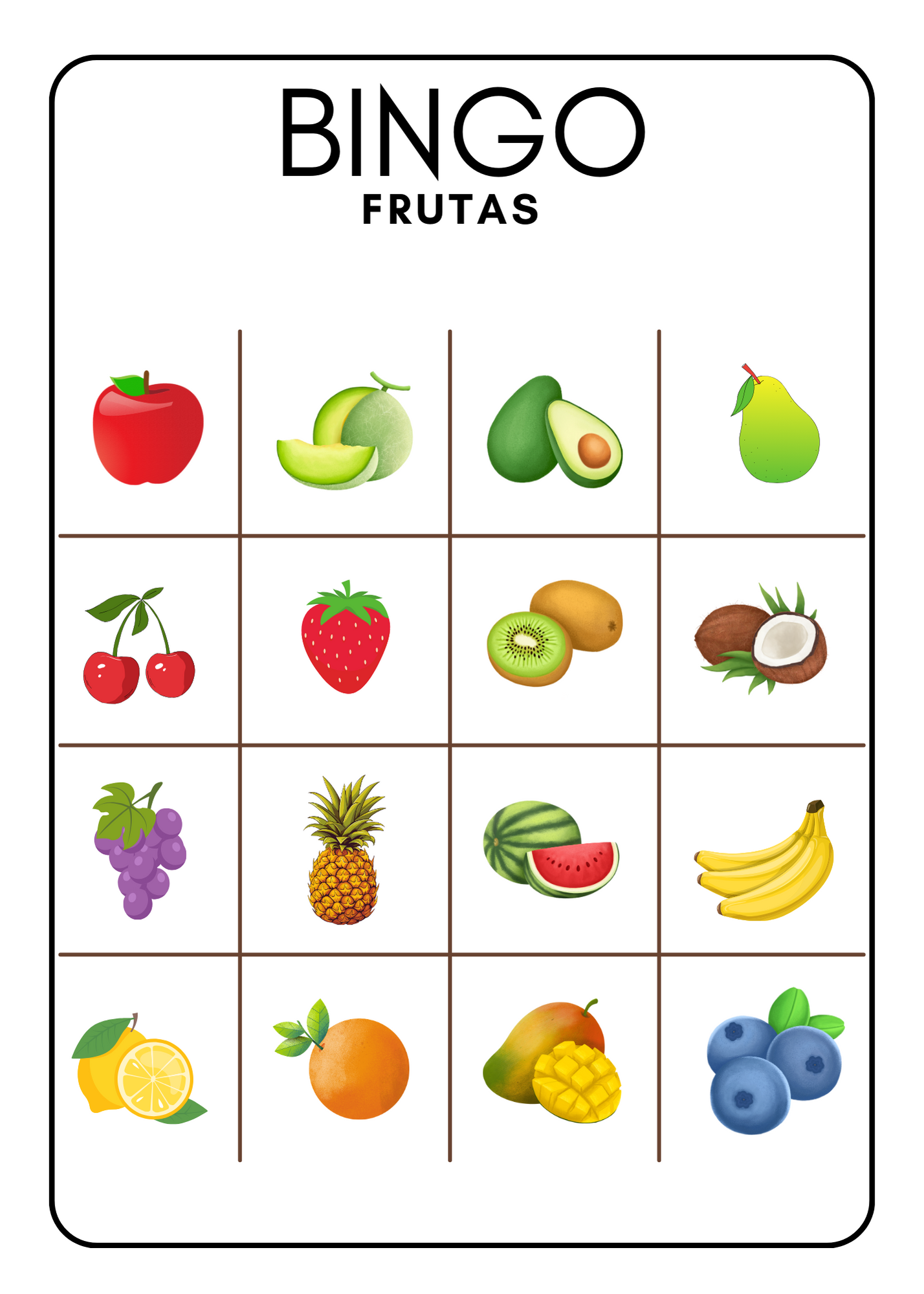 fruits in spanish language